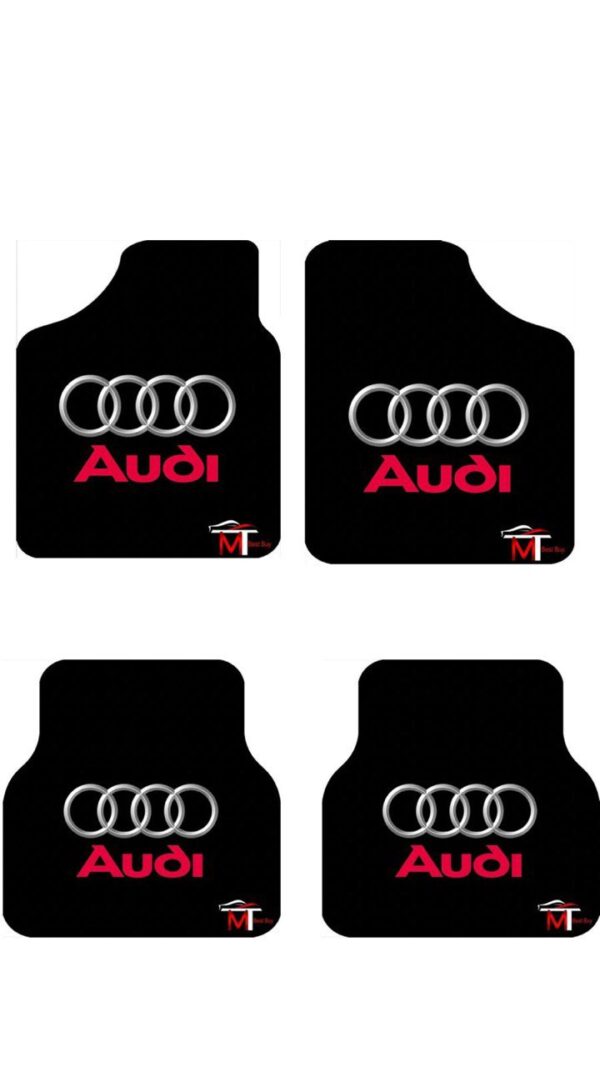 MT Best Buy Car Interior Floor Mats, Odor Resistant (Set of 4) Compatible with Audi