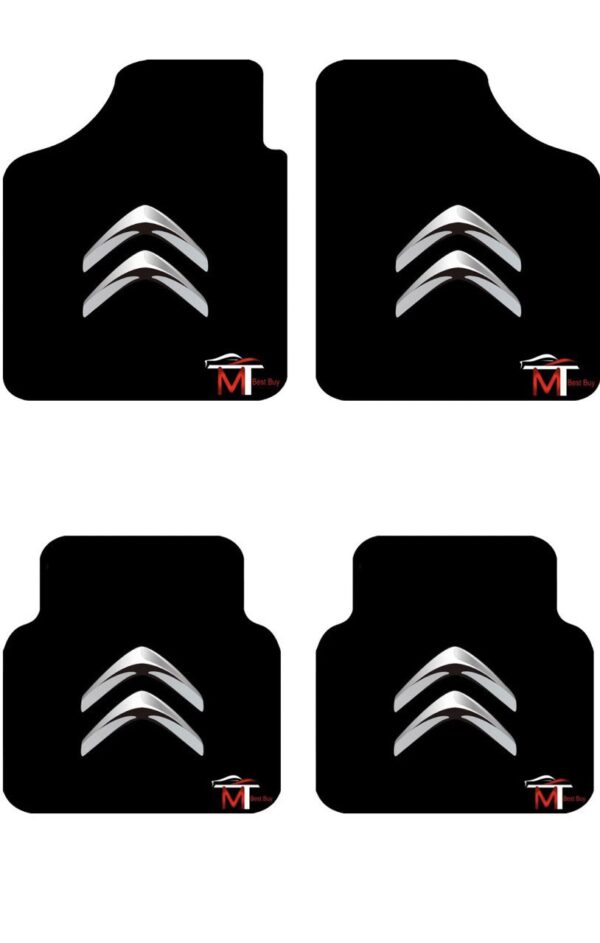 MT Best Buy Car Floor Mats Set, Waterproof and Easy to Clean (Set of 4) Compatible with Citroen Cars